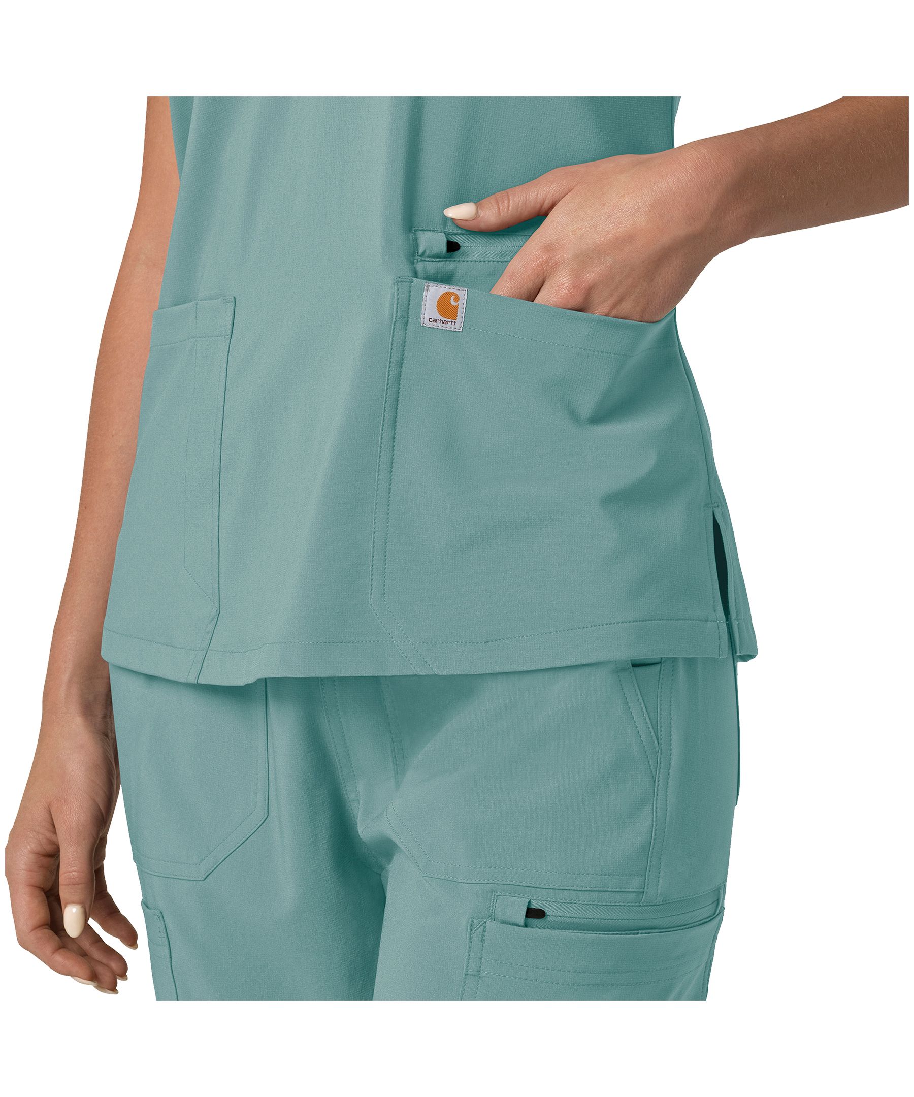 Carhartt Women's Cross Flex Modern Fit Scrub Top