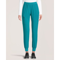 Scrubletics Women's 4-Way Stretch Jogger Scrub Pants Front_Flat