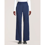 Pantalon d'uniforme médical cargo à taille yoga pour femmes, Scrubletics Front_Flat