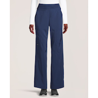 Scrubletics Women's Yoga Waist Cargo Scrub Pants Front_Flat