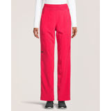 Pantalon d'uniforme médical cargo à taille yoga pour femmes, Scrubletics Front_Flat