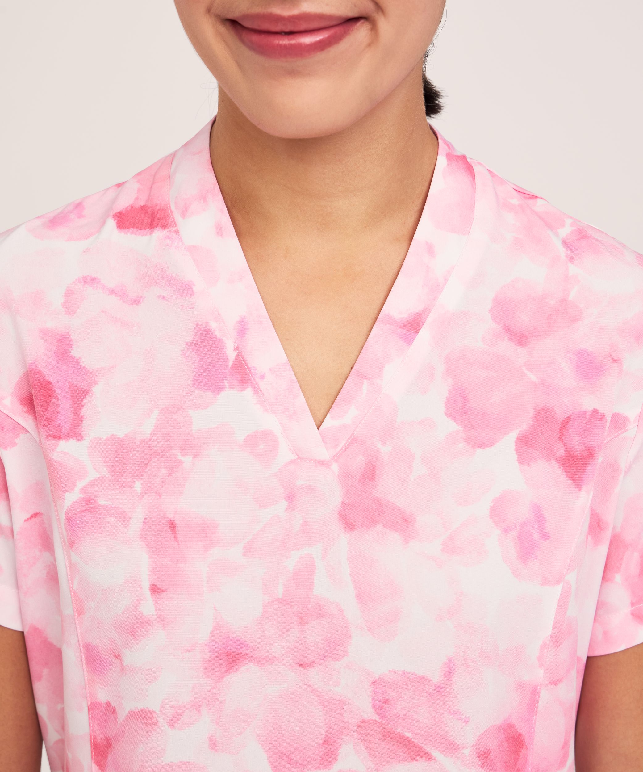 Haut d'uniforme médical à encolure en V pour femmes, Health Pro