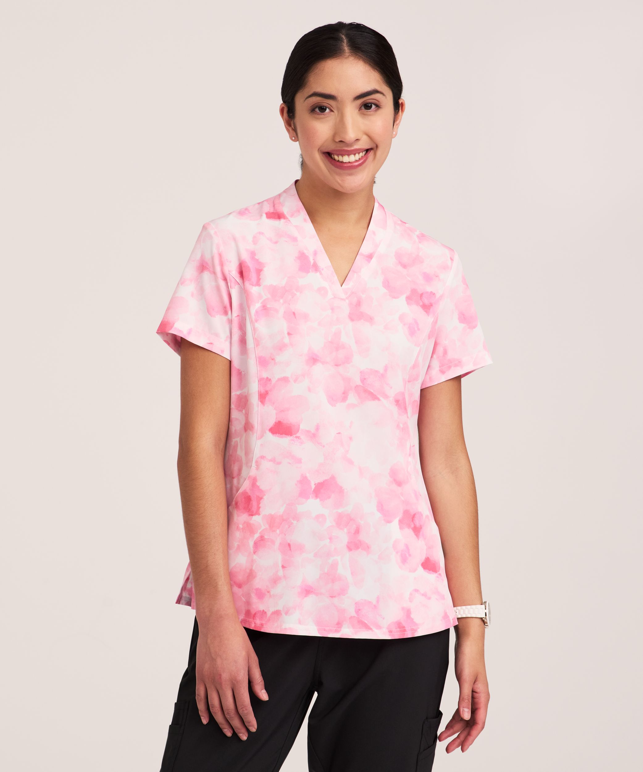 Haut d'uniforme médical à encolure en V pour femmes, Health Pro