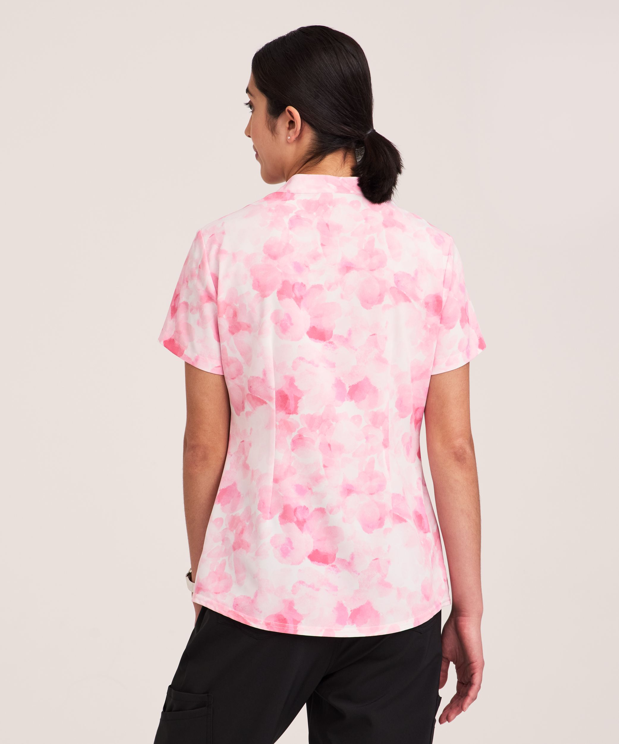 Haut d'uniforme médical à encolure en V pour femmes, Health Pro