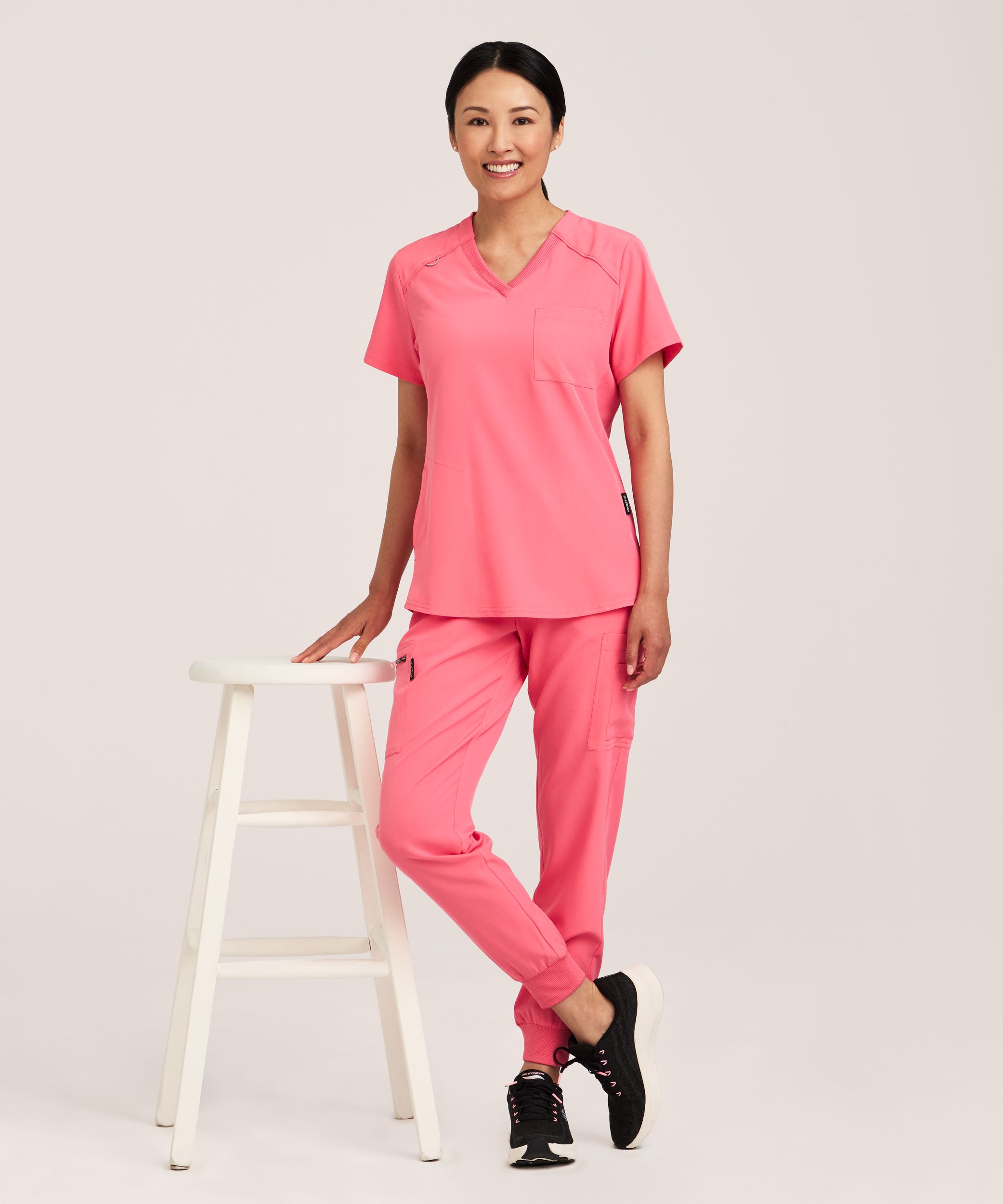 Scrubletics Women's V-Neck Scrub Top