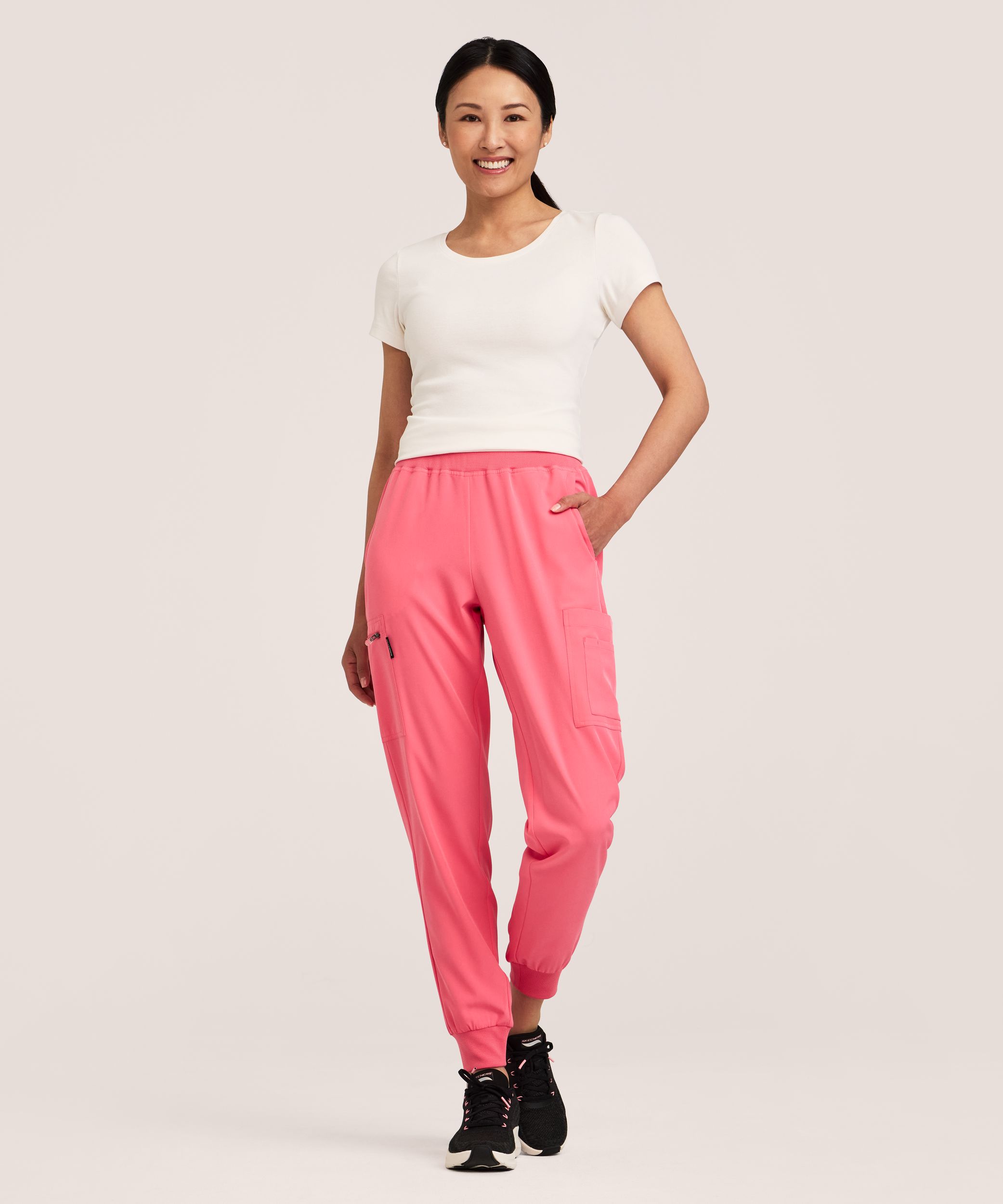 Pantalon d’uniforme médical de style jogging pour femmes, Scrubletics