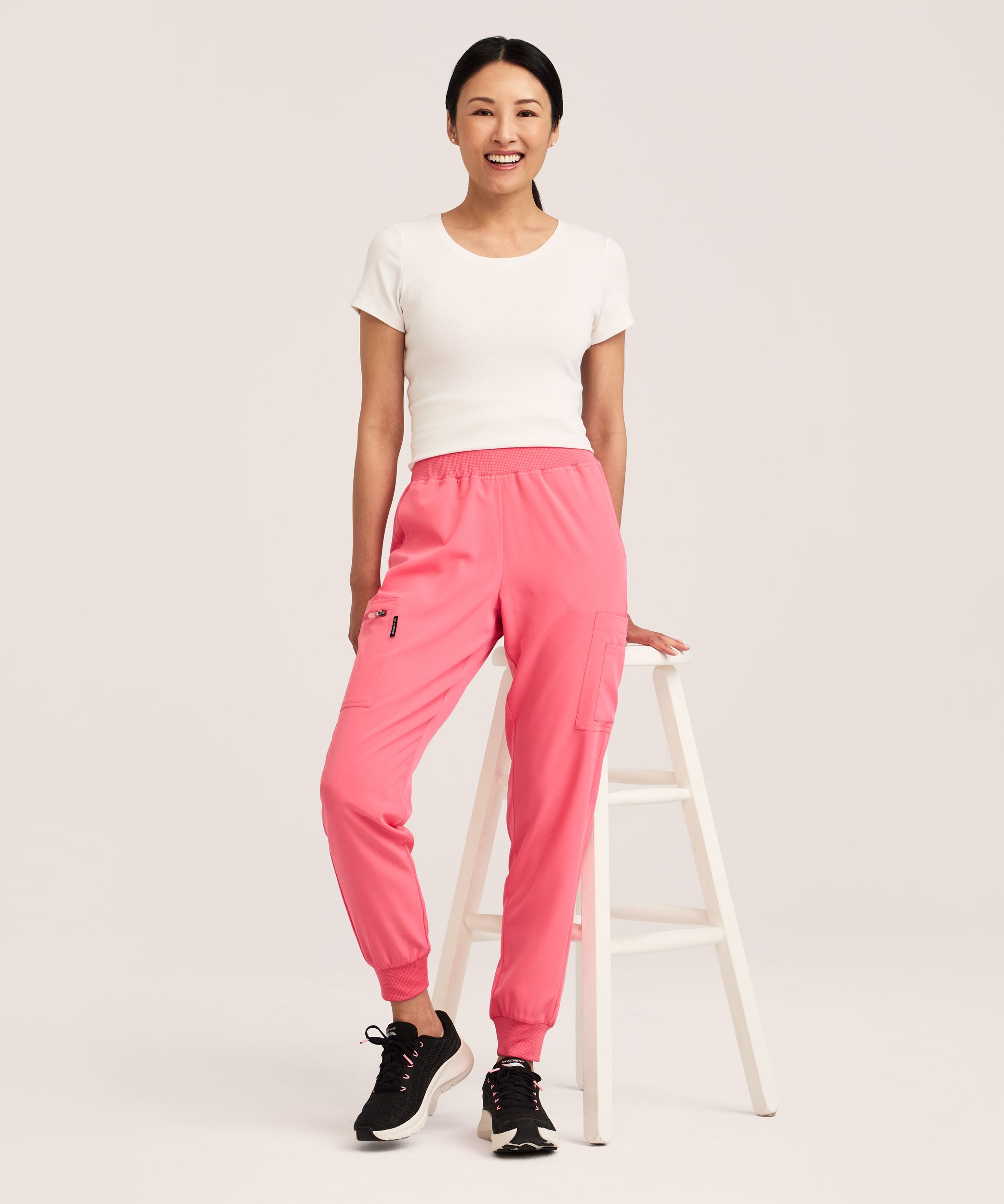 Pantalon d’uniforme médical de style jogging pour femmes, Scrubletics