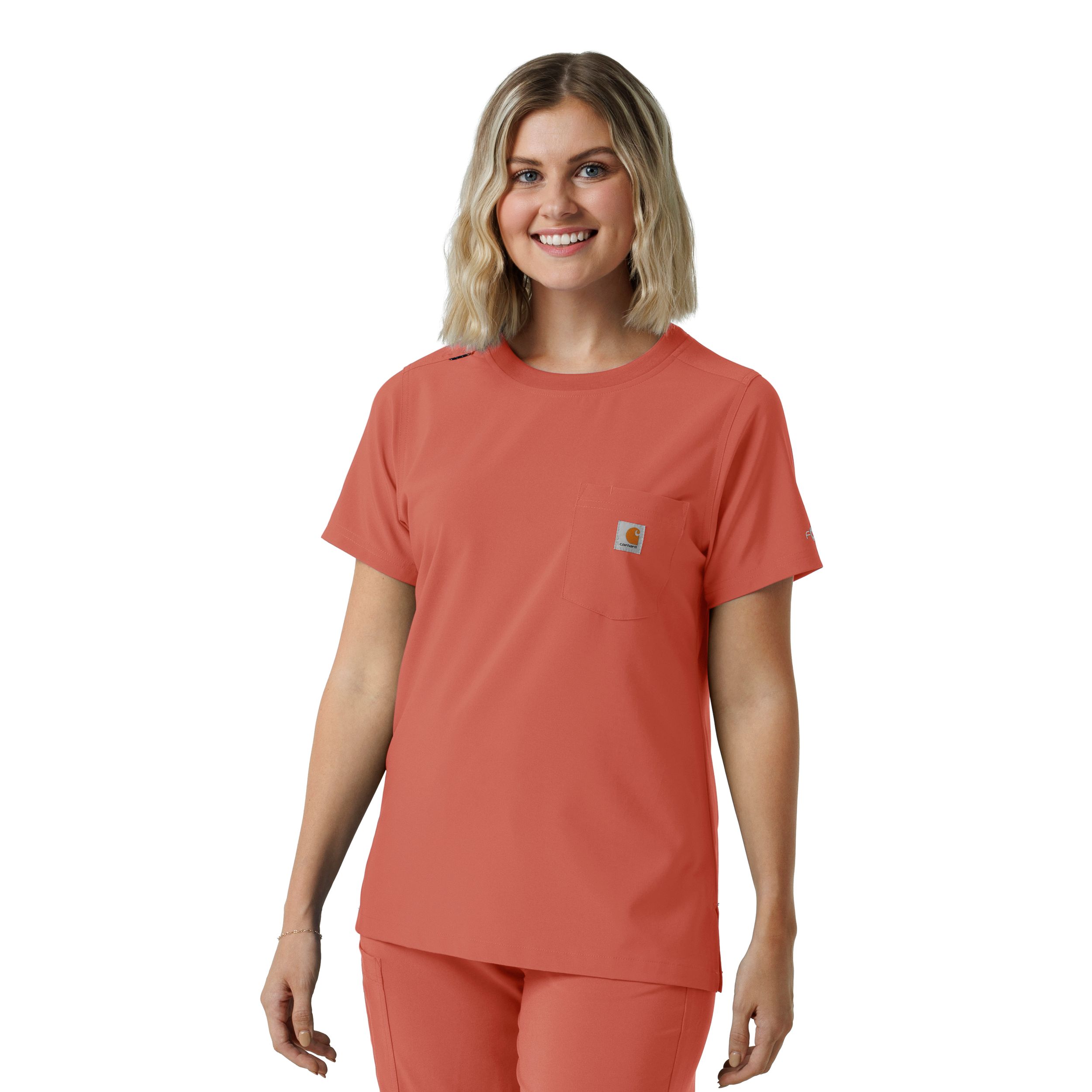 Carhartt Women's Cross Flex Crewneck Scrub Top