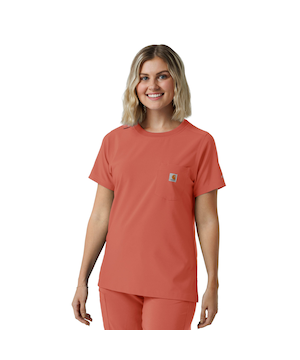 Carhartt Women's Cross Flex Crewneck Scrub Top