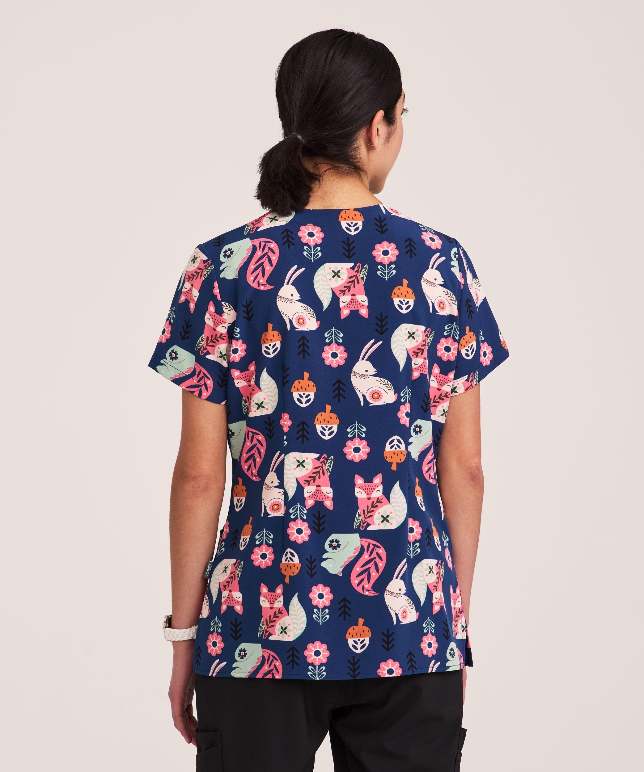 Haut d'uniforme médical à encolure en V pour femmes, Health Pro