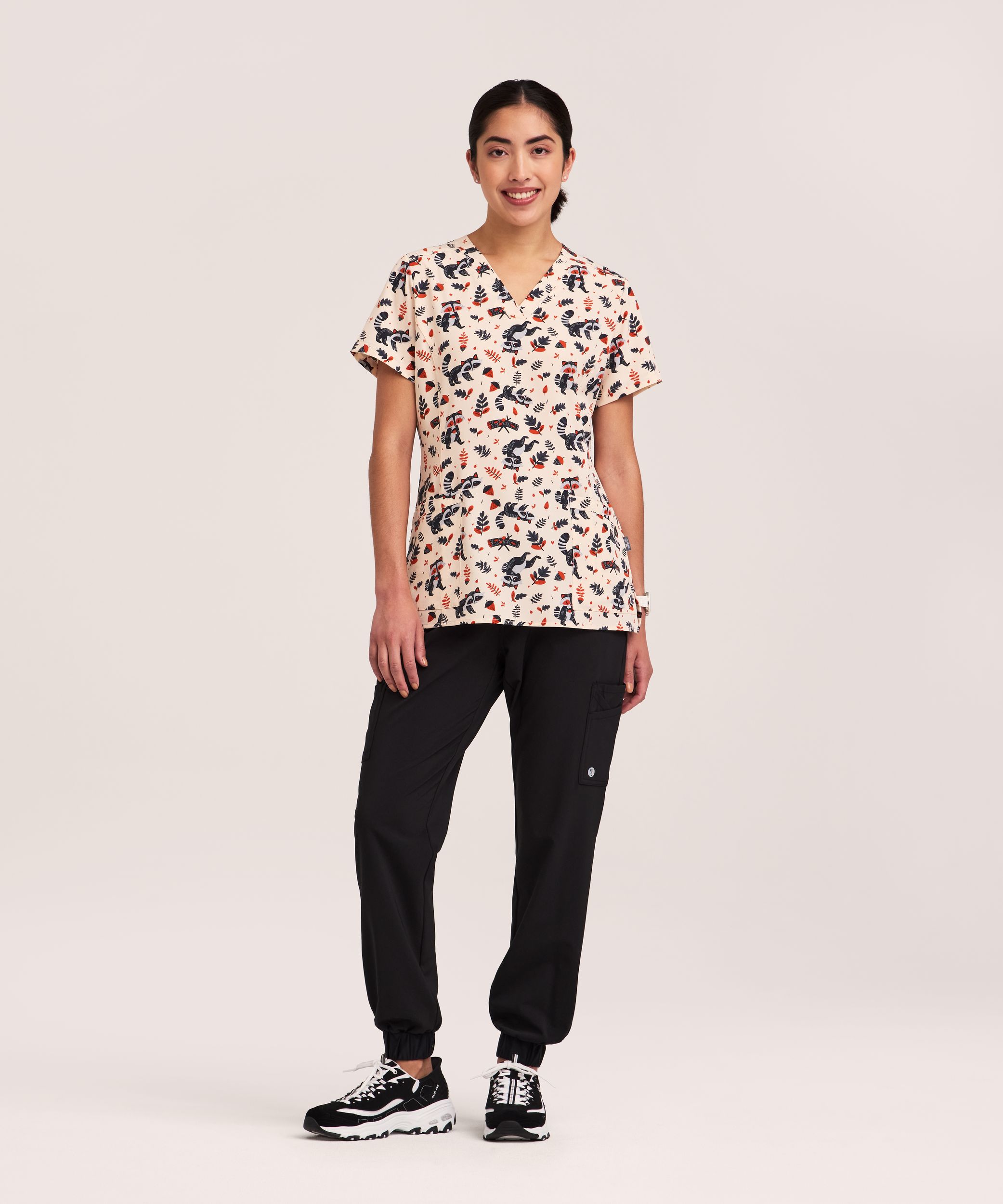 Haut d’uniforme médical à encolure en V pour femmes, Health Pro