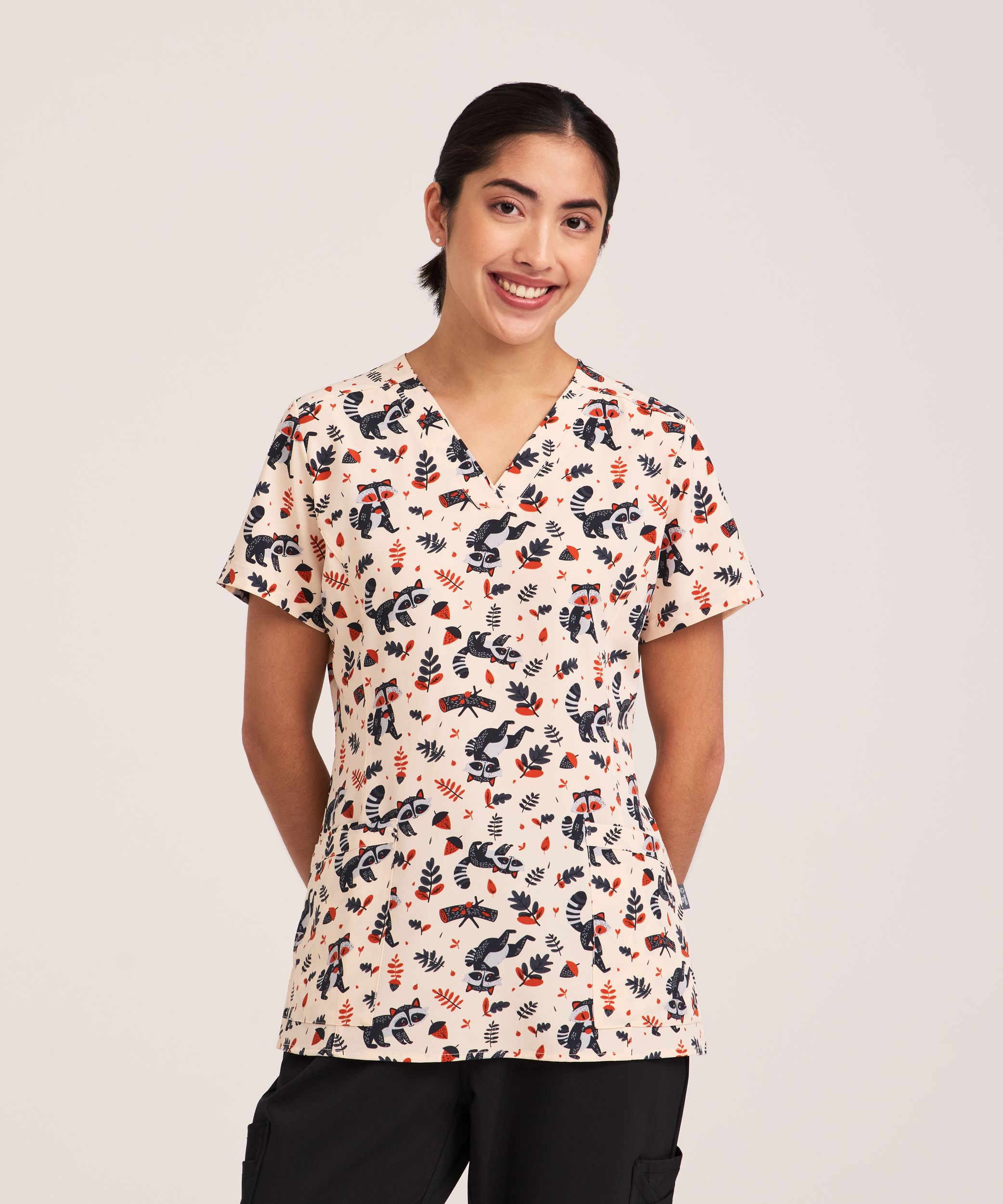 Haut d’uniforme médical à encolure en V pour femmes, Health Pro