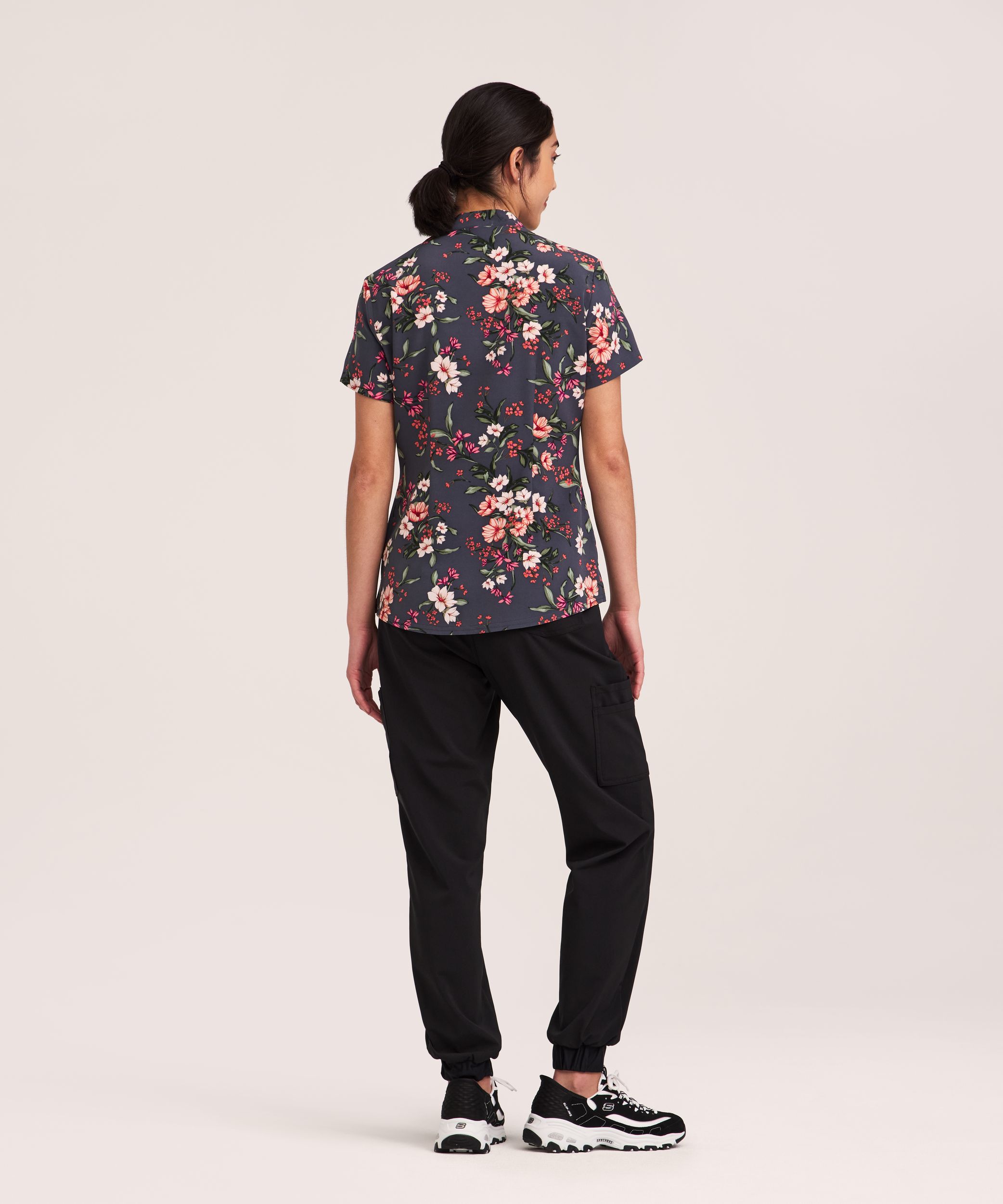 Haut d’uniforme médical à encolure en V pour femmes, Health Pro