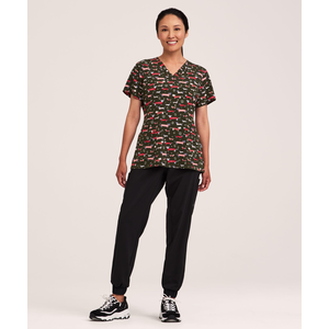 Health Pro Women's V-Neck Scrub Top