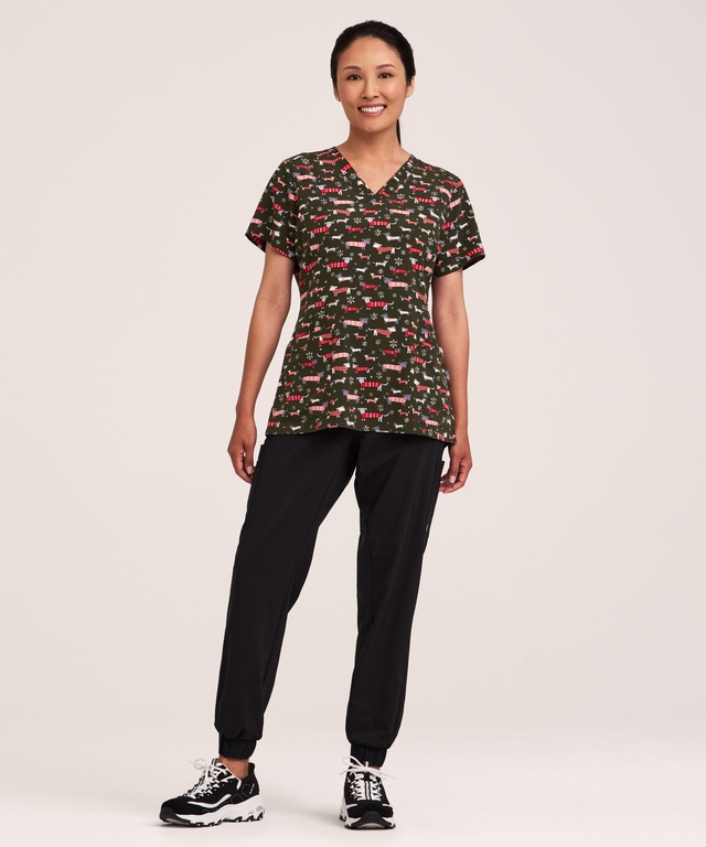 Health Pro Women's V-Neck Scrub Top