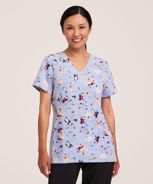 Health Pro Women's V-Neck Scrub Top