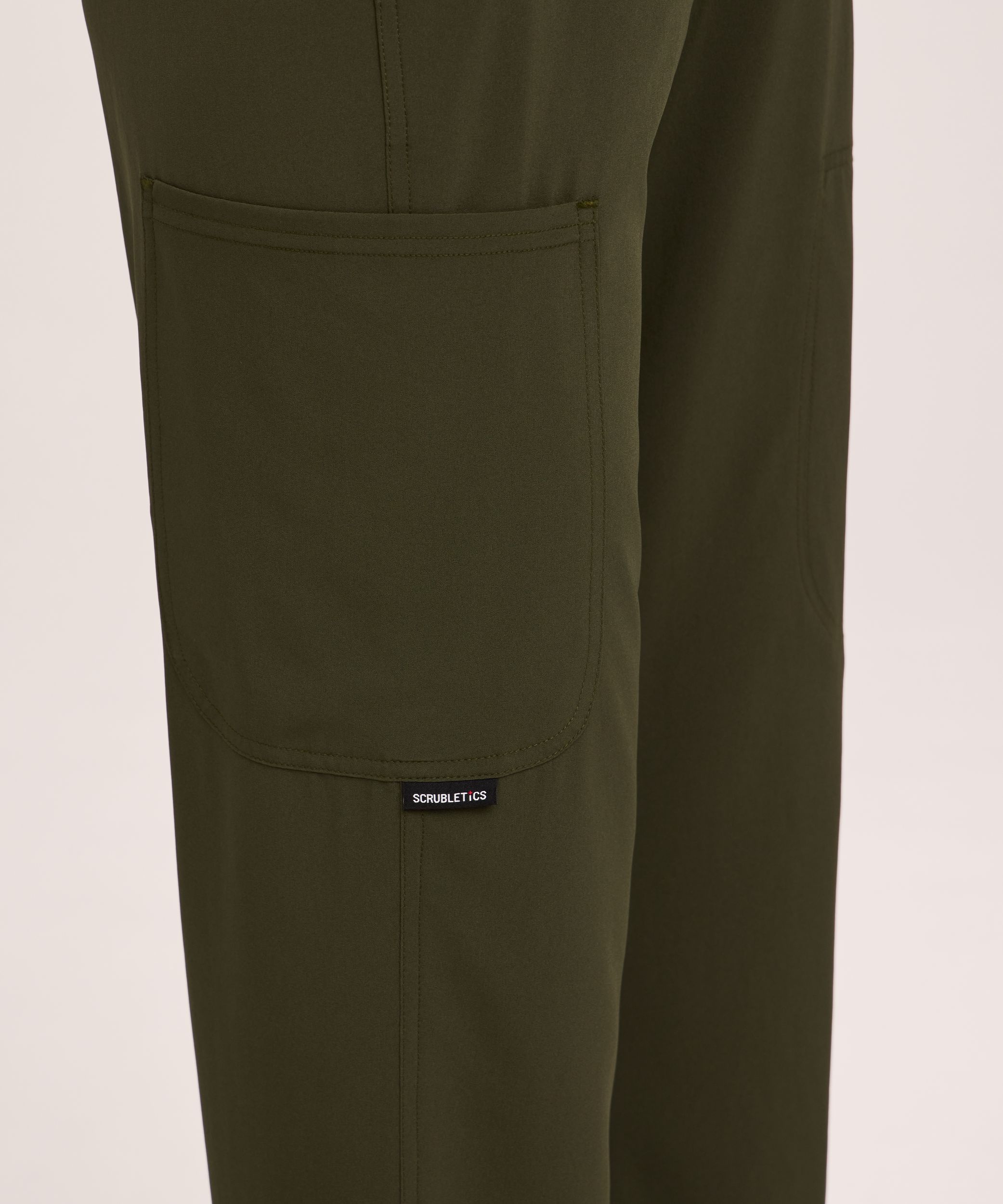Pantalon d'uniforme médical cargo à taille yoga pour femmes, Scrubletics