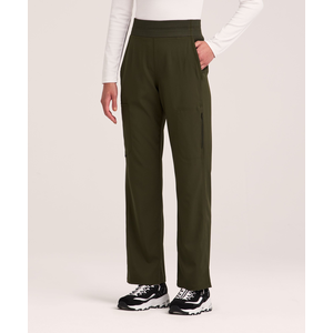 Scrubletics Women's Yoga Waist Cargo Scrub Pants
