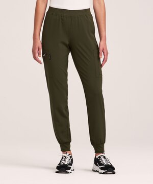 Pantalon d’uniforme médical de style jogging à coupe étroite pour femmes, Scrubletics