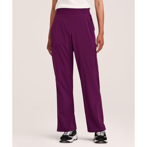 Scrubletics Women's Yoga Waist Cargo Scrub Pants