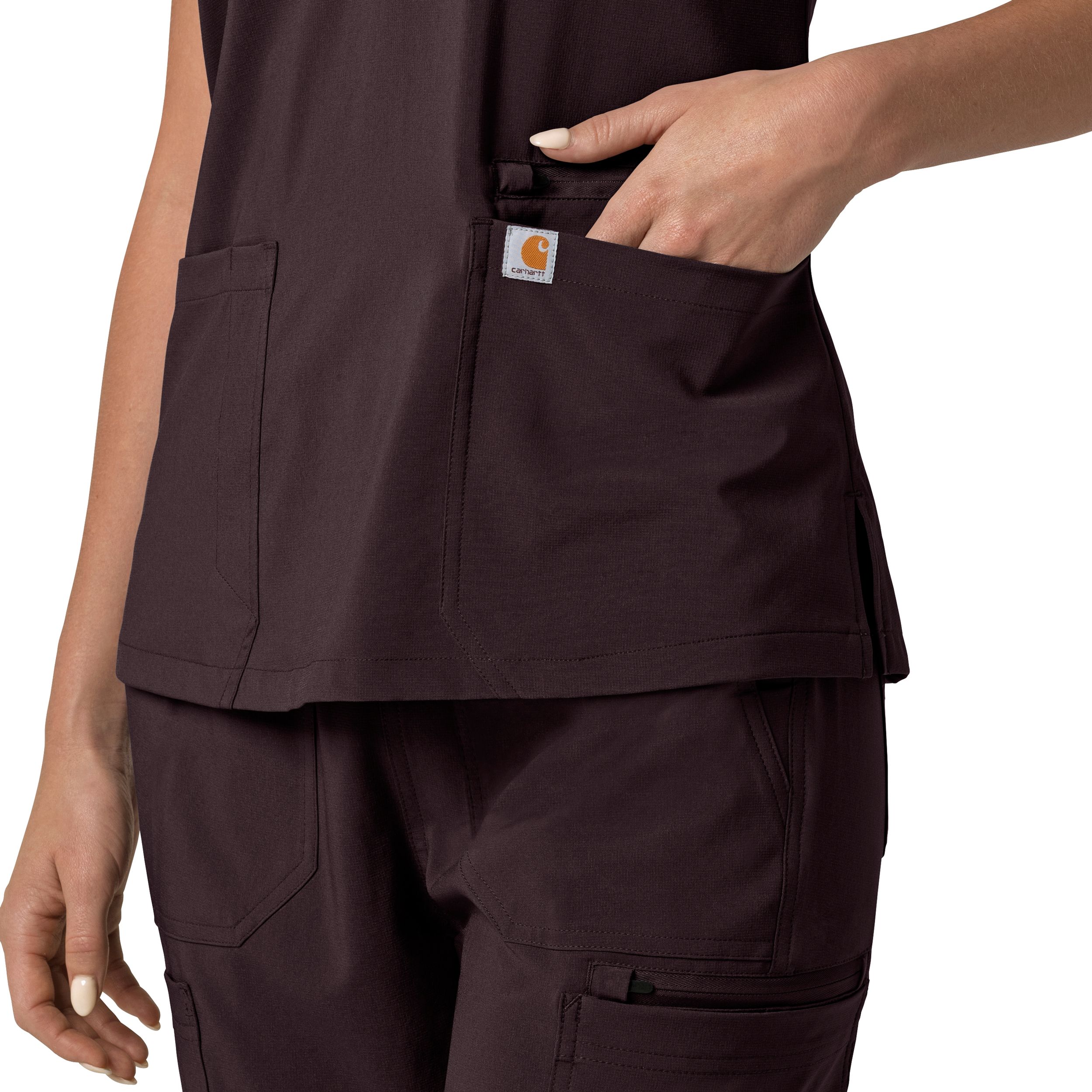 Carhartt Women's Cross Flex Modern Fit Scrub Top