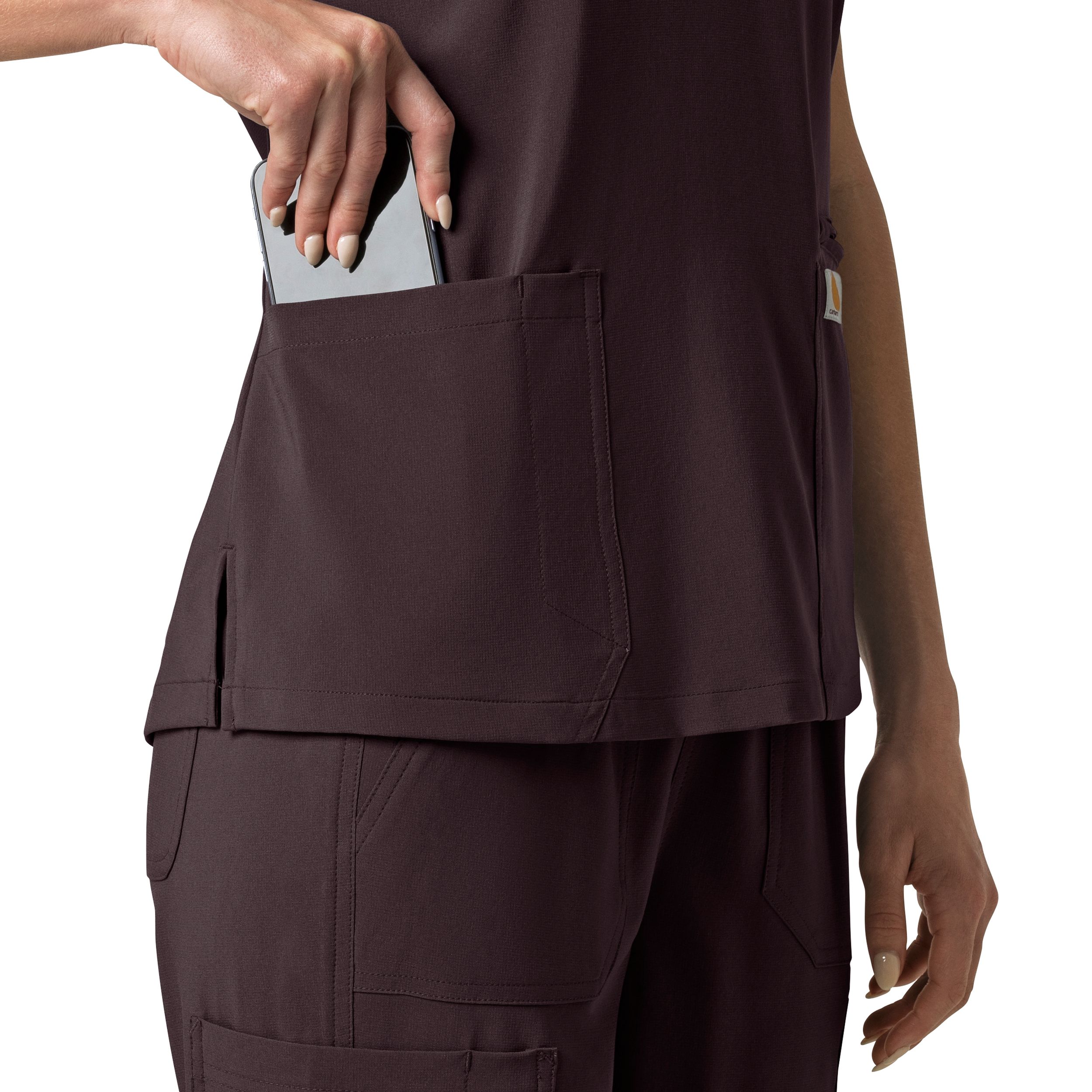 Carhartt Women's Cross Flex Modern Fit Scrub Top