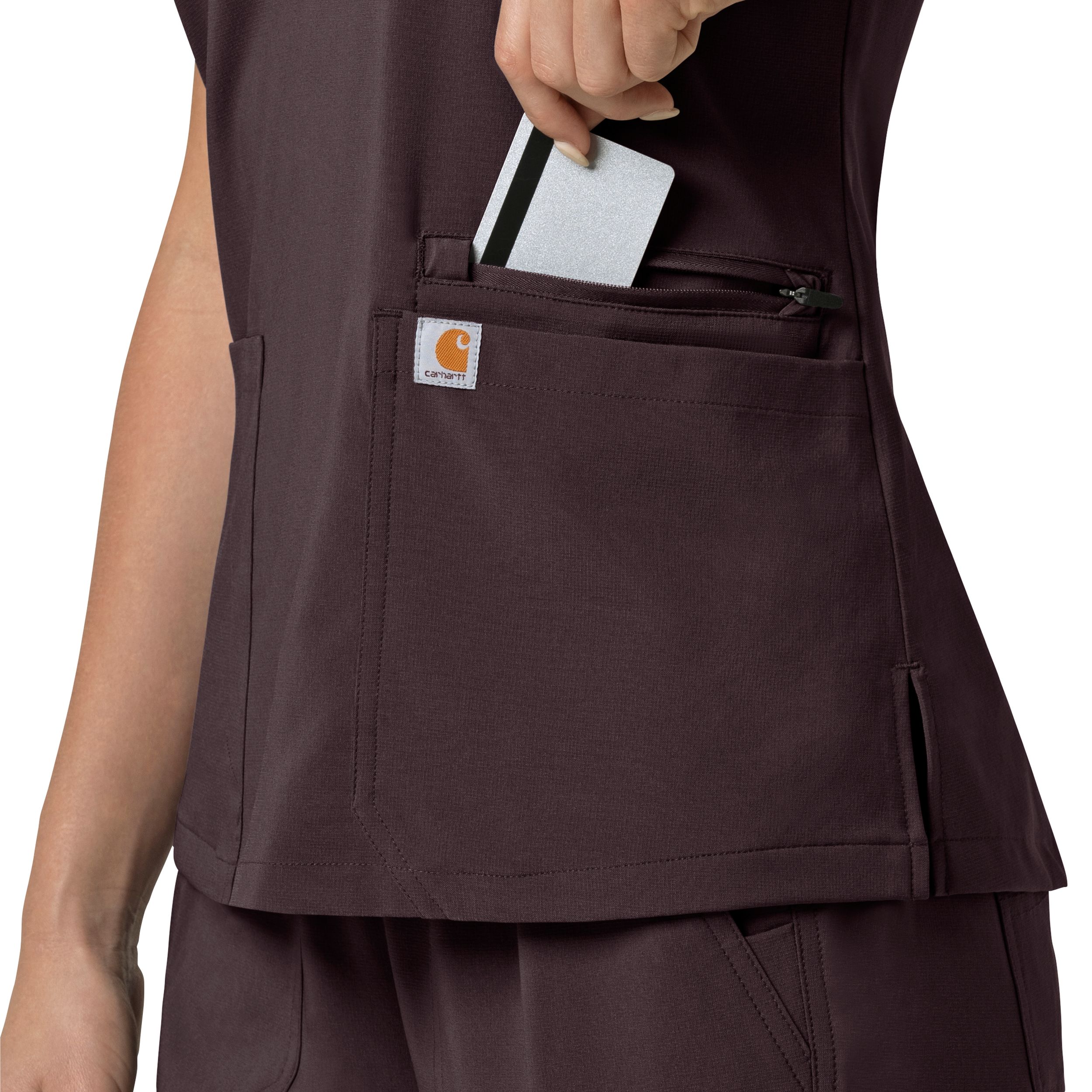 Carhartt Women's Cross Flex Modern Fit Scrub Top