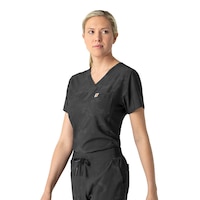 Haut d'uniforme médical à porter sous la ceinture pour femmes, Cross Flex, Carhartt Front_Angled_Left