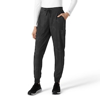 Carhartt Women's Printed Cargo Jogger Scrub Pants Front_Flat