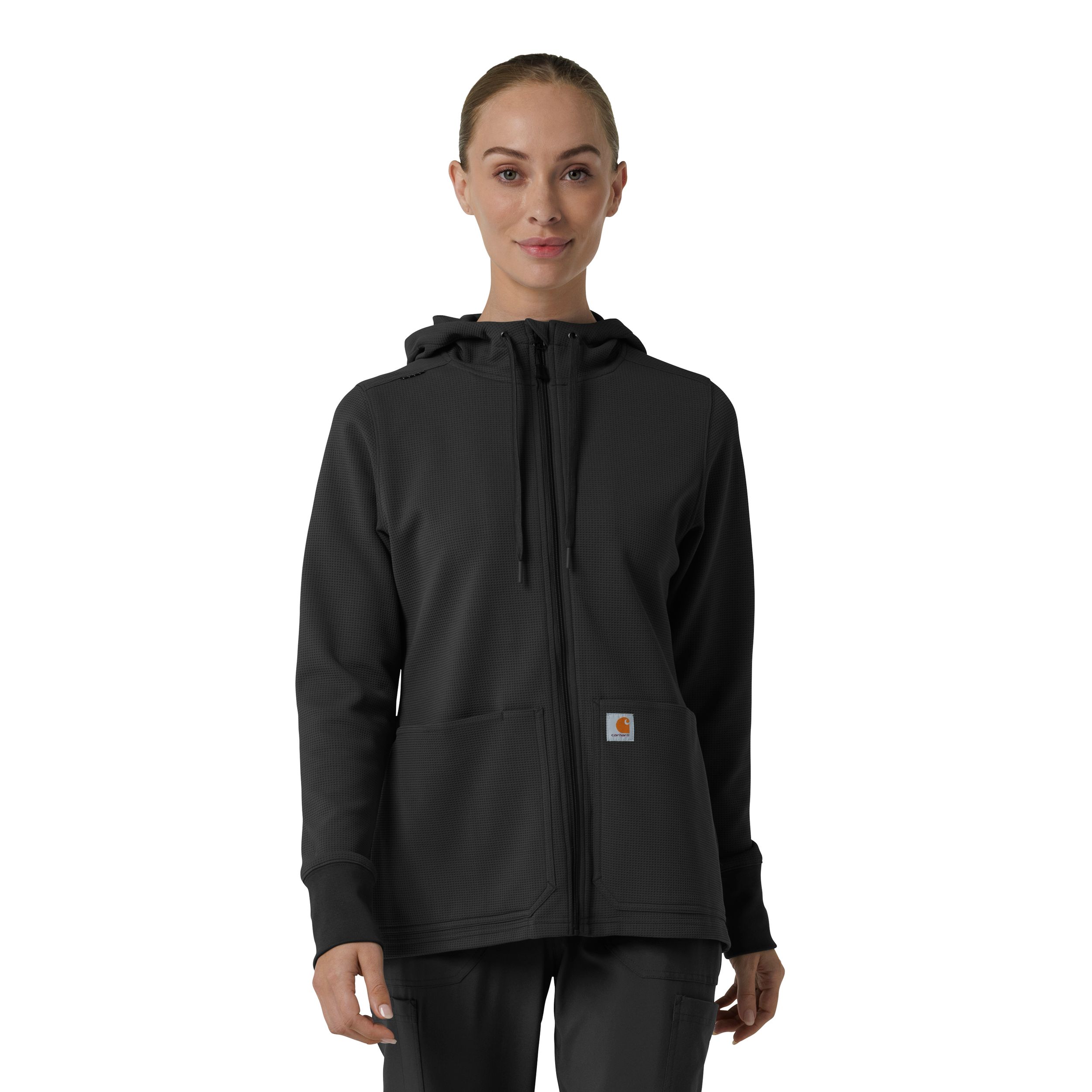 Carhartt Women's Full-Zip Waffle Hoodie