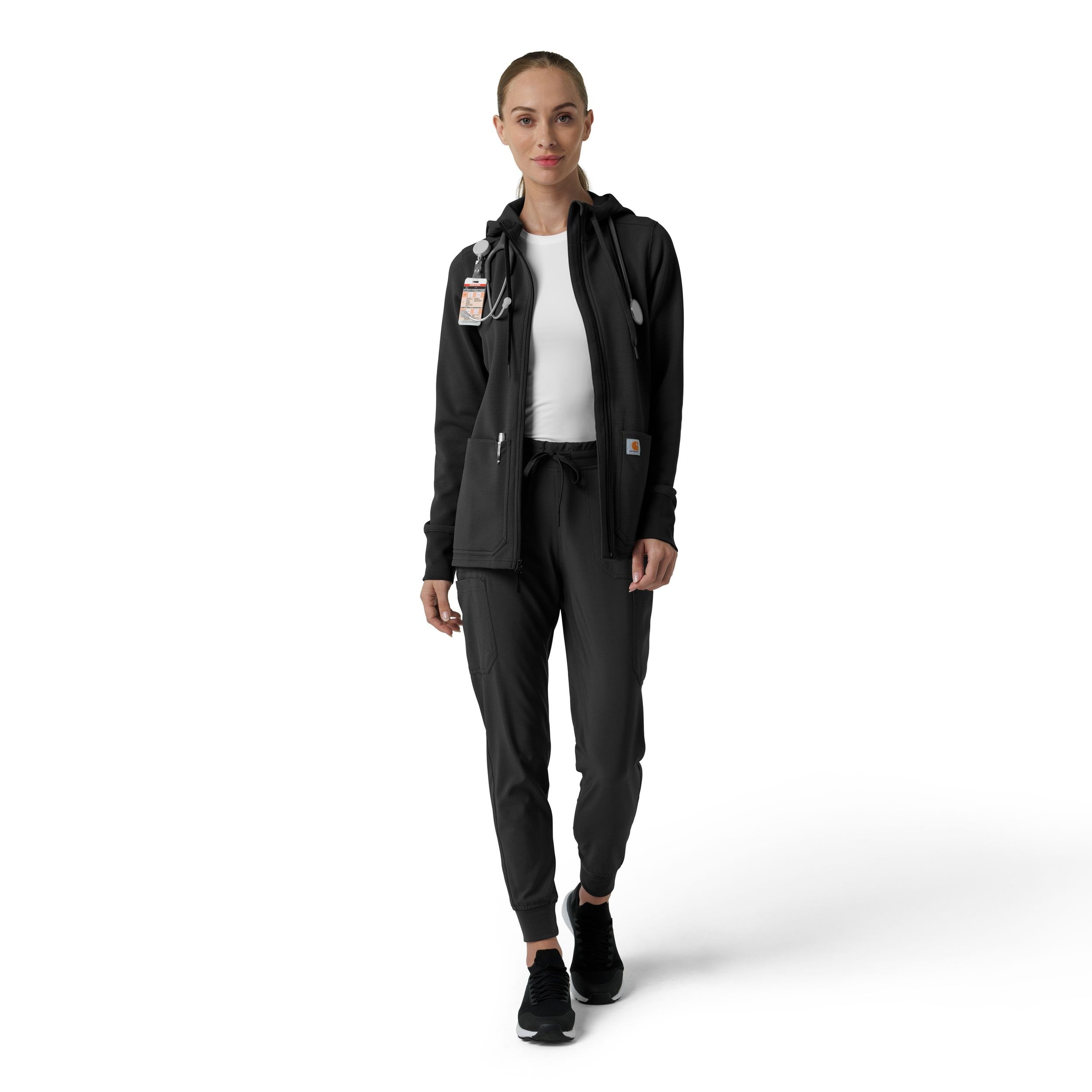 Carhartt Women's Full-Zip Waffle Hoodie