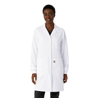 Carhartt Women's Long Lab Coat Front_Flat