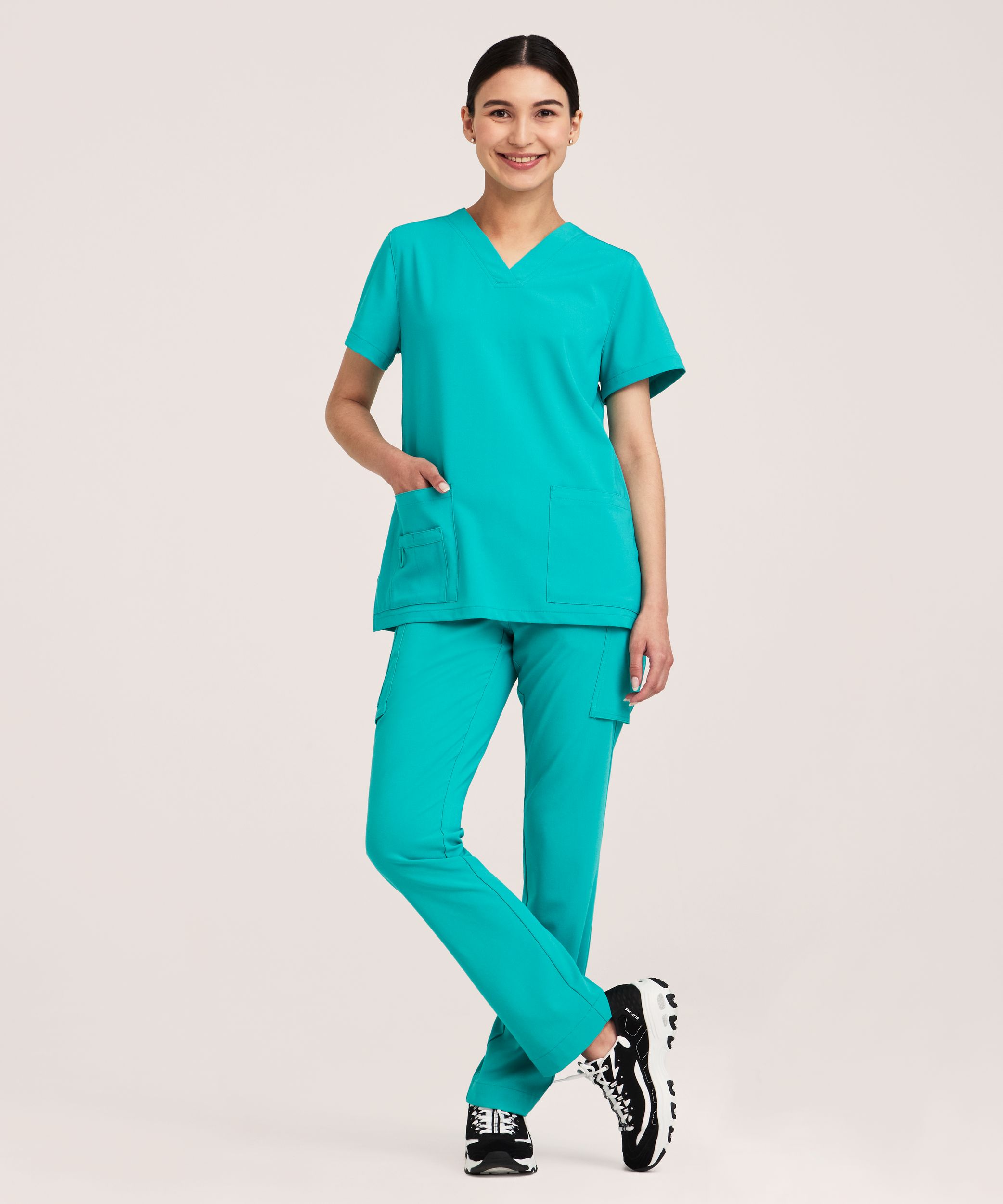 HealthPro Women's V-Neck Scrub Top
