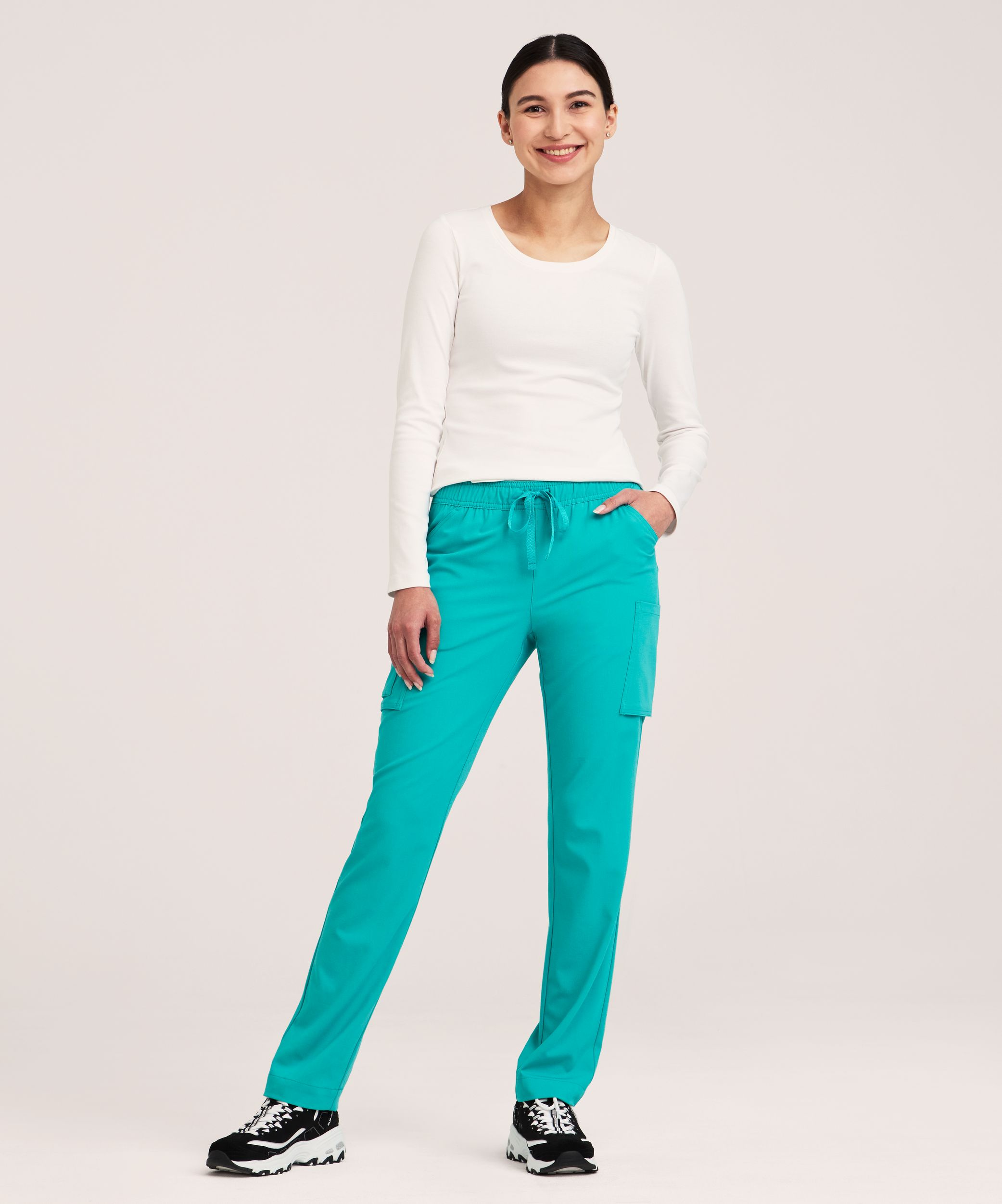 Pantalon d'uniforme médical à poches cargo pour femmes, Health Pro