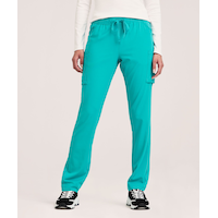 HealthPro Women's Cargo Scrub Pants Front_Flat