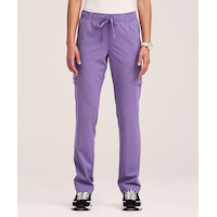 Health Pro Women's Cargo Scrub Pants Front_Flat