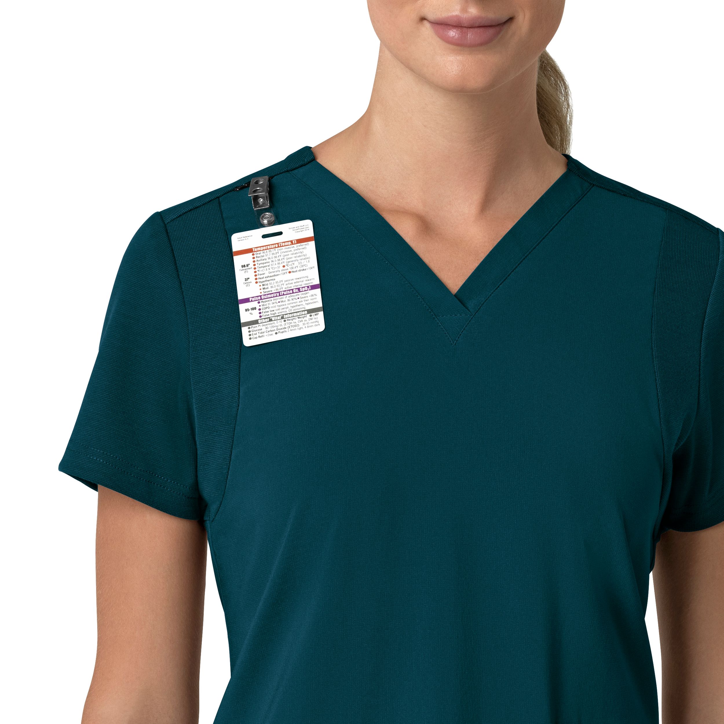 Carhartt Women's Cross Flex Modern Fit Scrub Top