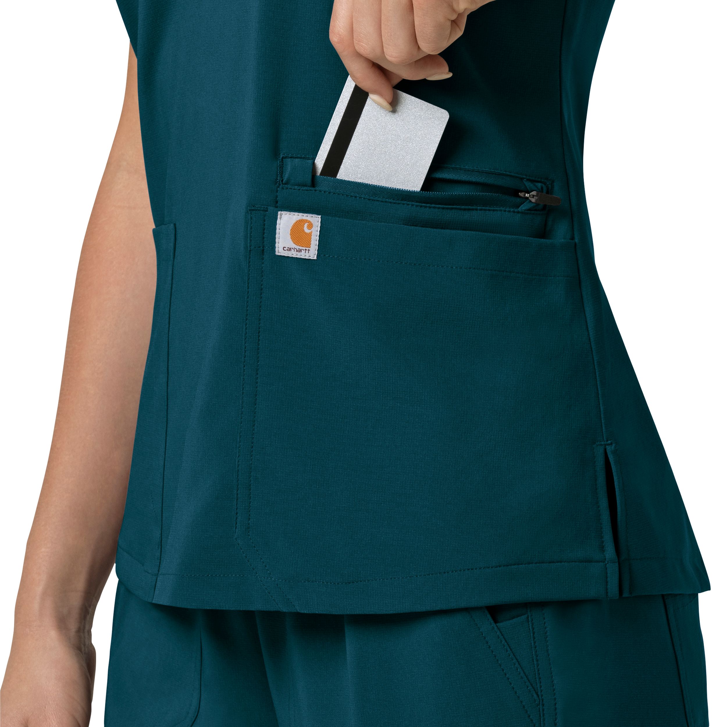 Carhartt Women's Cross Flex Modern Fit Scrub Top