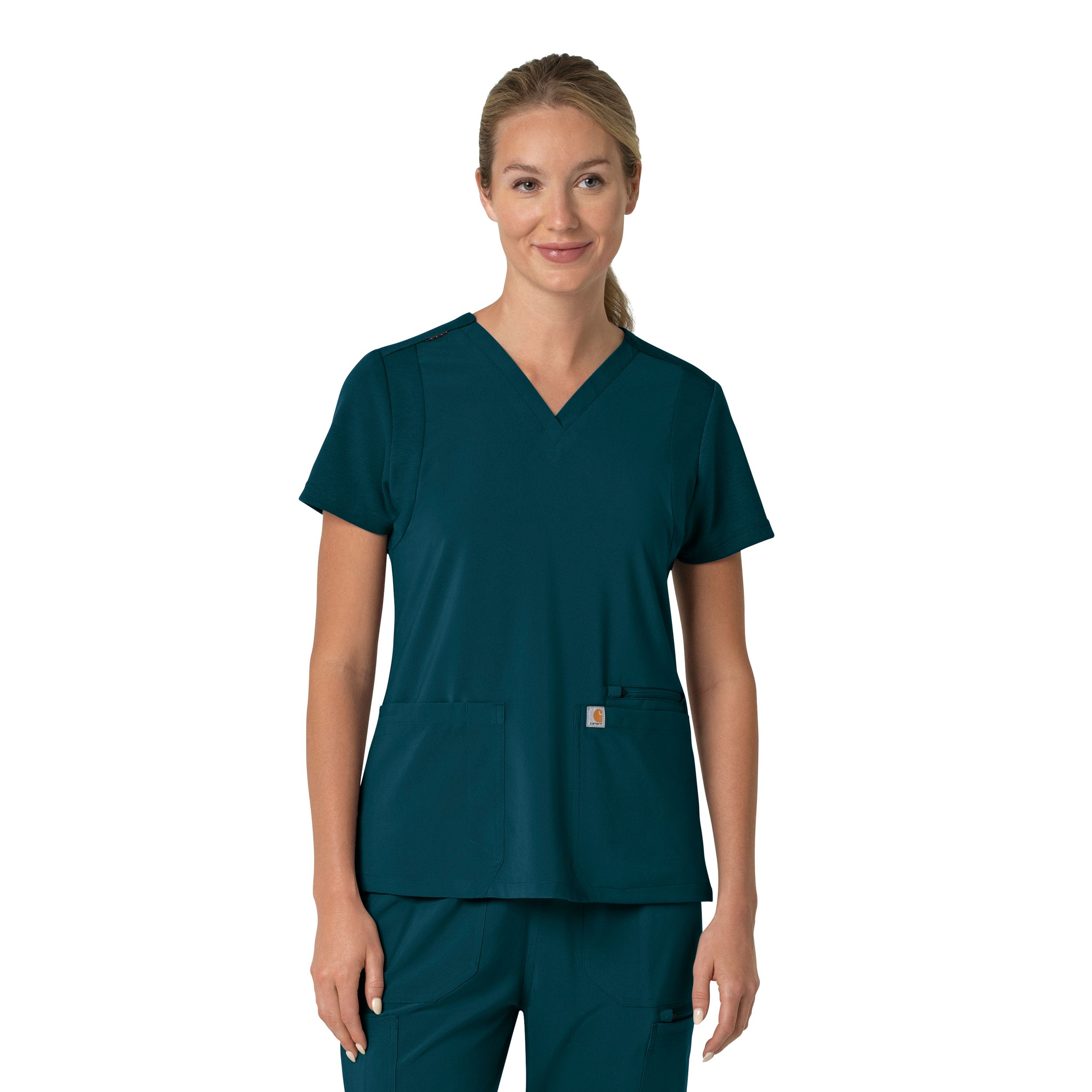 Carhartt Women's Cross Flex Modern Fit Scrub Top