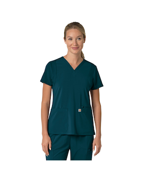 Carhartt Women's Cross Flex Modern Fit Scrub Top