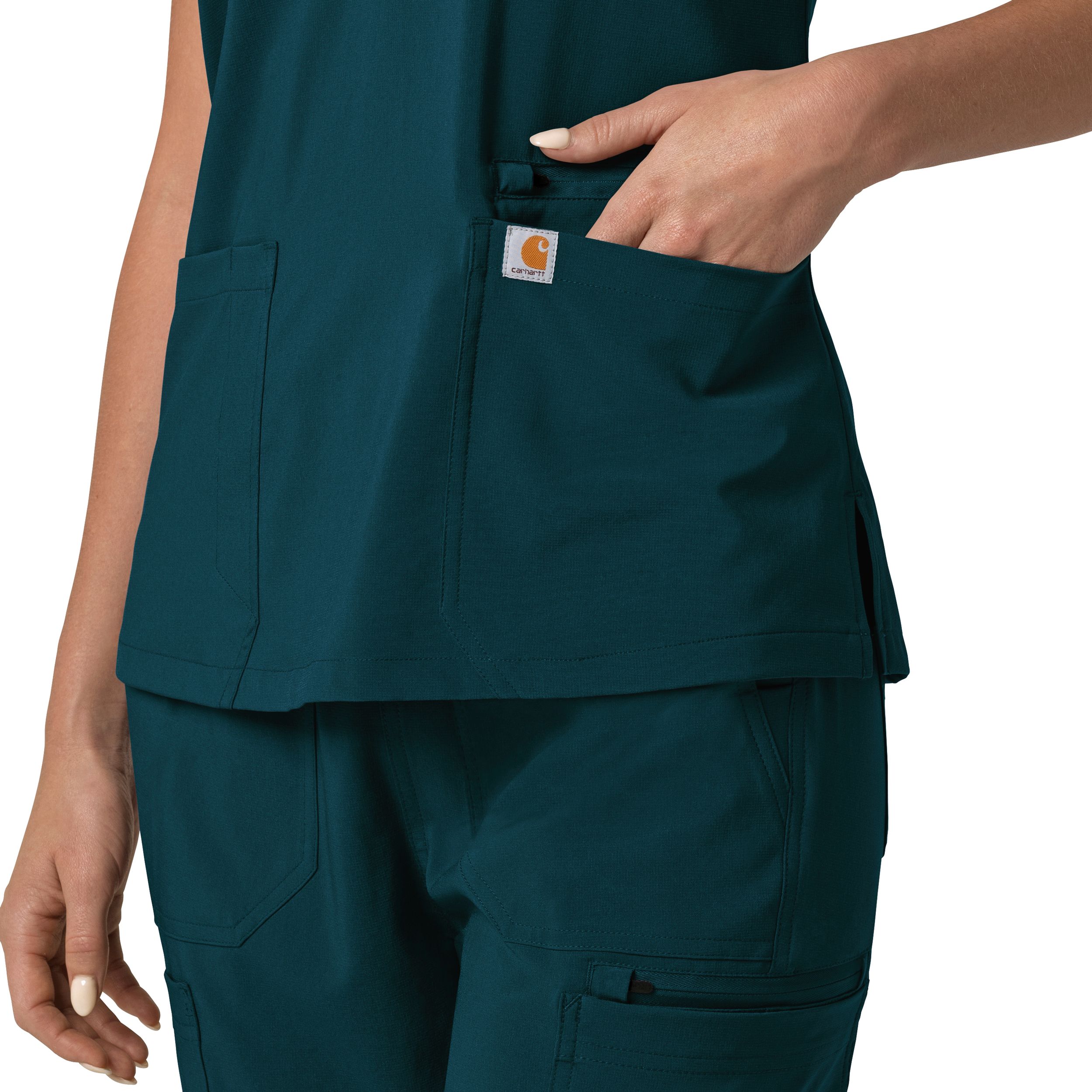 Carhartt Women's Cross Flex Modern Fit Scrub Top