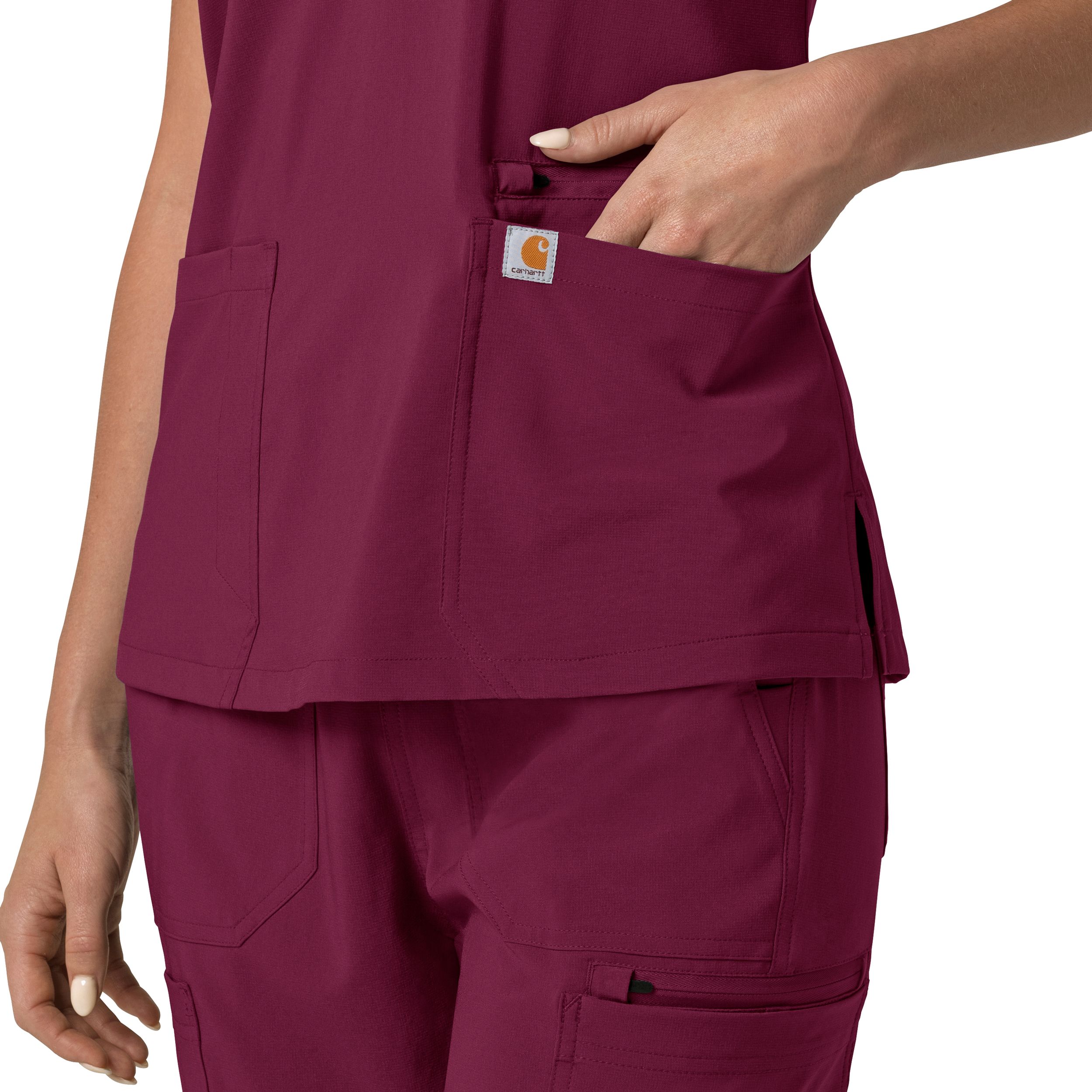 Carhartt Women's Cross Flex Modern Fit Scrub Top