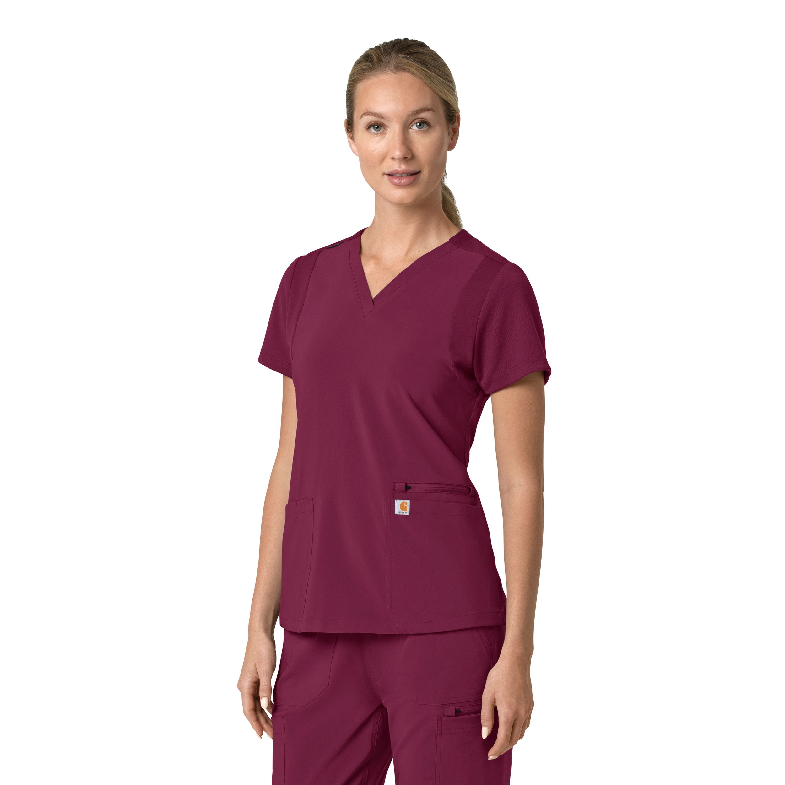 Carhartt Women's Cross Flex Modern Fit Scrub Top