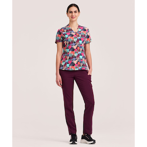 Health Pro Women's V-Neck Scrub Top