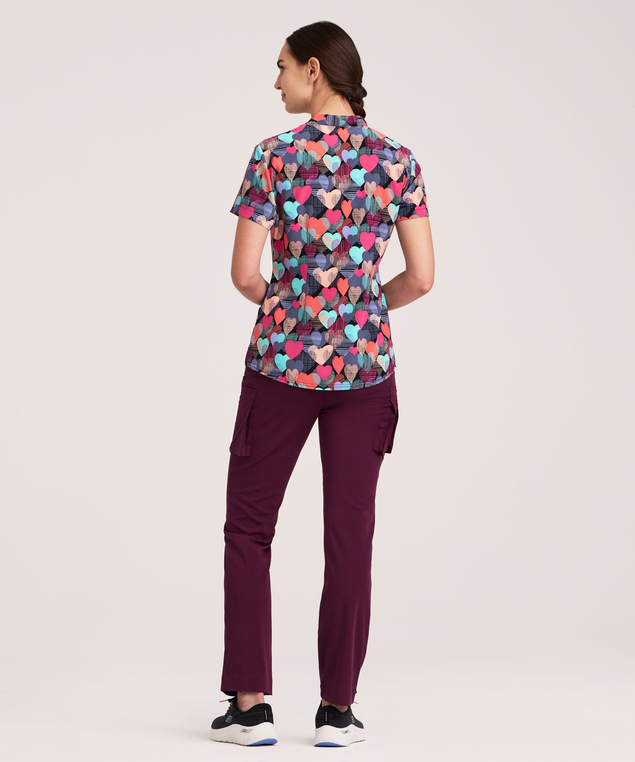 Health Pro Women's V-Neck Scrub Top