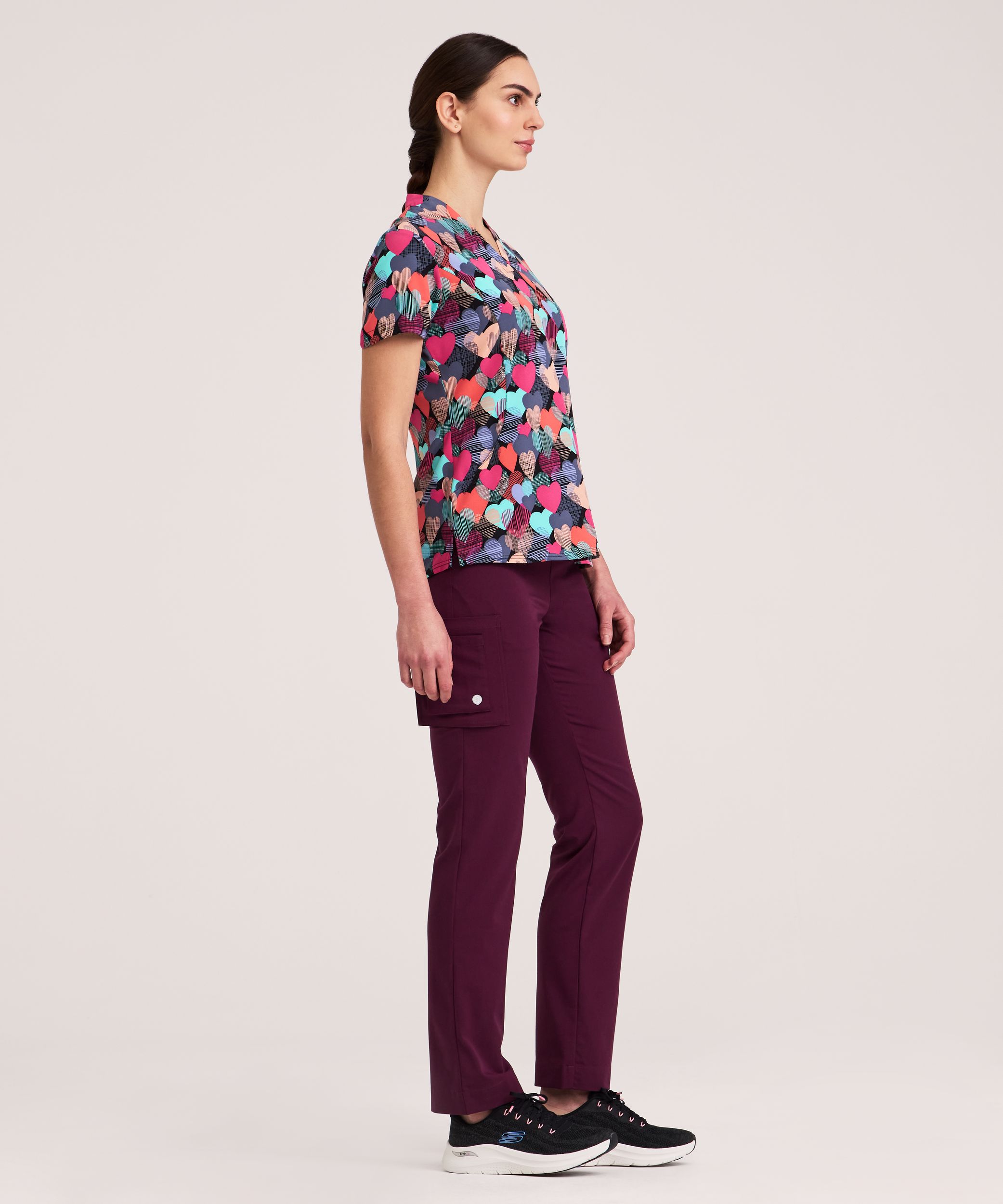 Health Pro Women's V-Neck Scrub Top