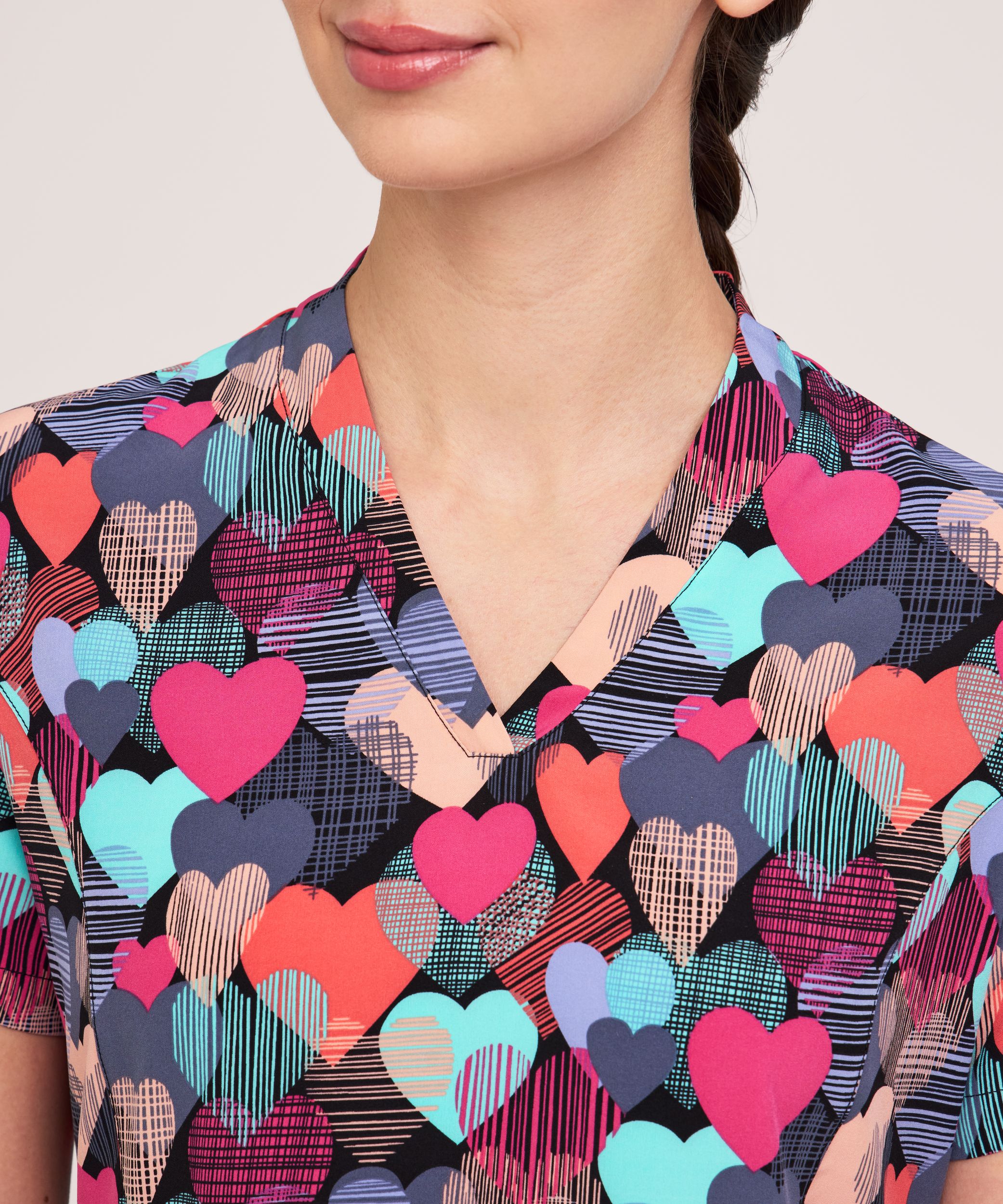 Health Pro Women's V-Neck Scrub Top