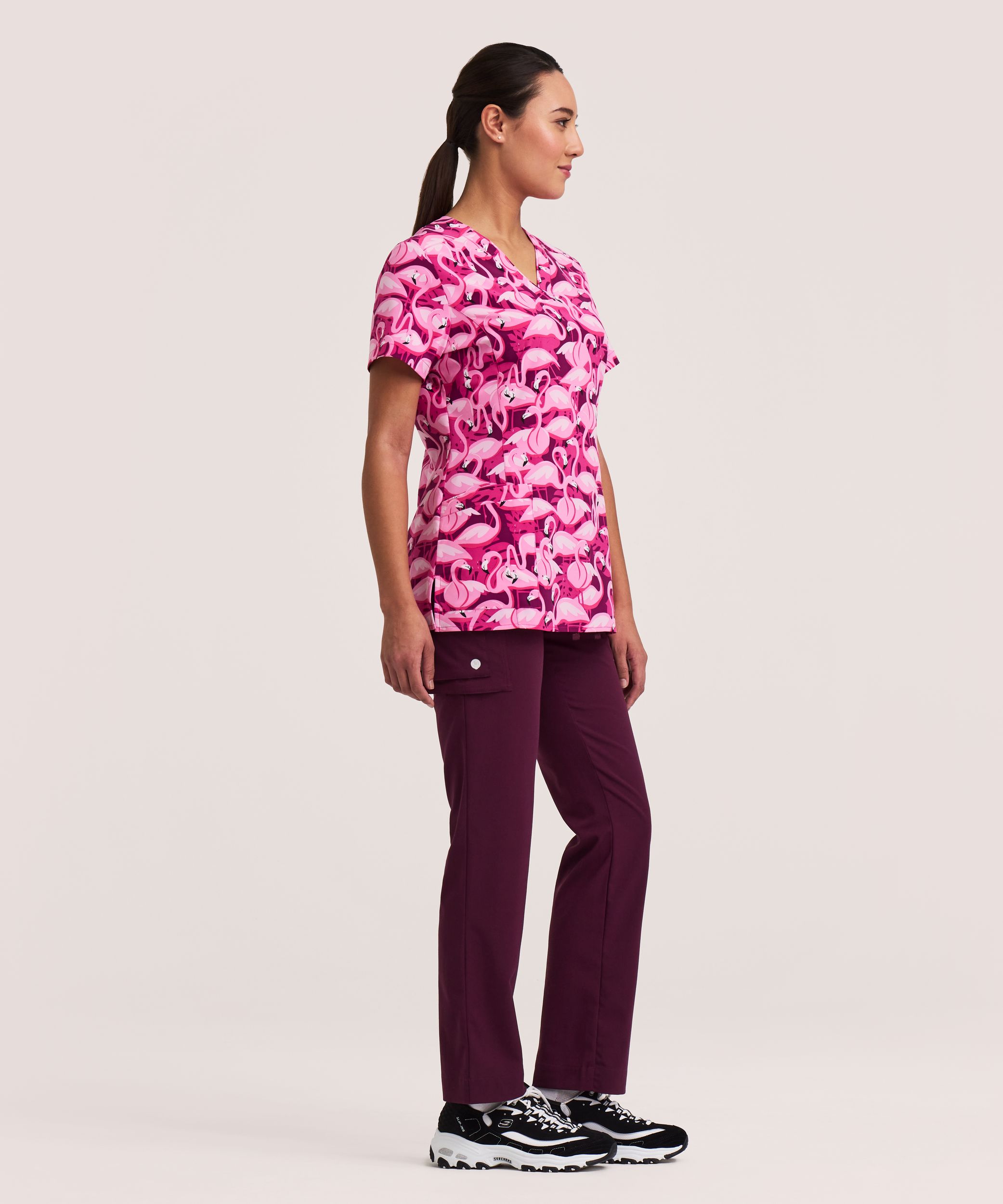 Health Pro Women's V-Neck Scrub Top