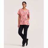 Health Pro Women's V-Neck Scrub Top Front_Flat