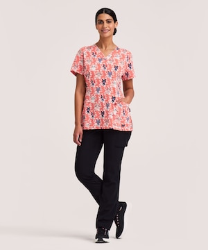 Haut d’uniforme médical à encolure en V pour femmes, Health Pro